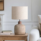 Sienna ceramic table lamp