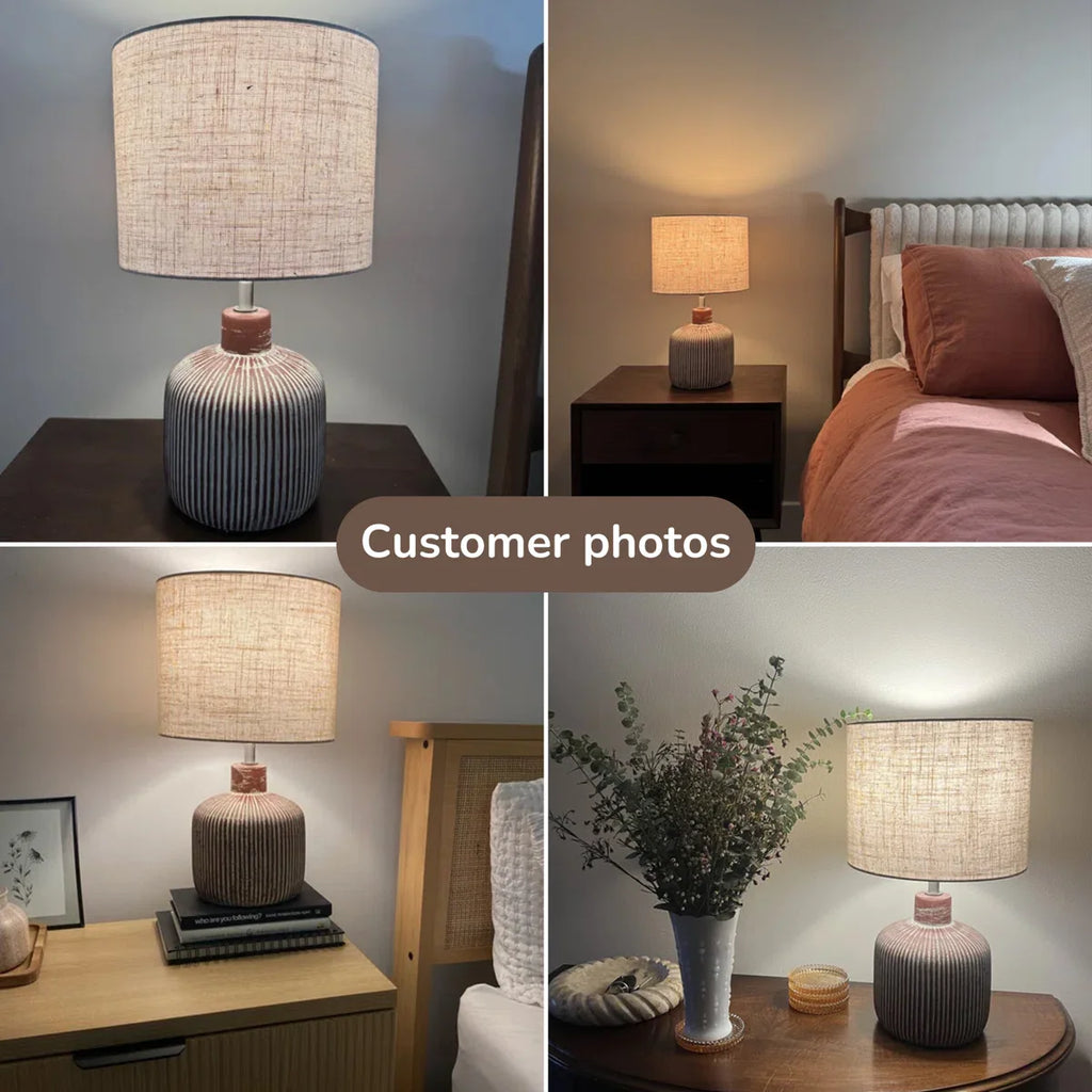 Sienna ceramic table lamp