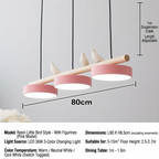 Breeza Chandelier | Nature-Inspired LED with Adjustable Height