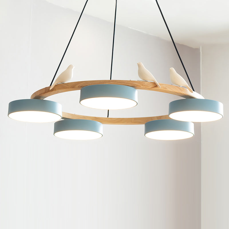 Breeza Chandelier | Nature-Inspired LED with Adjustable Height