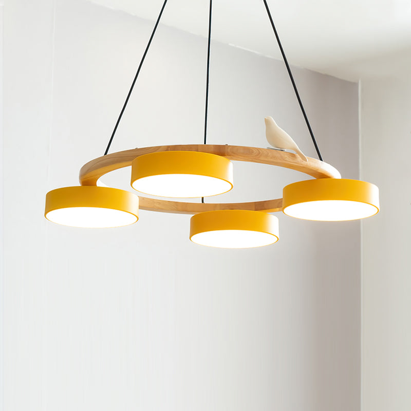 Breeza Chandelier | Nature-Inspired LED with Adjustable Height