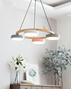 Breeza Chandelier | Nature-Inspired LED with Adjustable Height