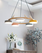 Breeza Chandelier | Nature-Inspired LED with Adjustable Height