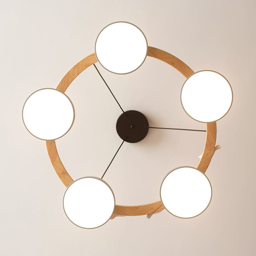 Breeza Chandelier | Nature-Inspired LED with Adjustable Height