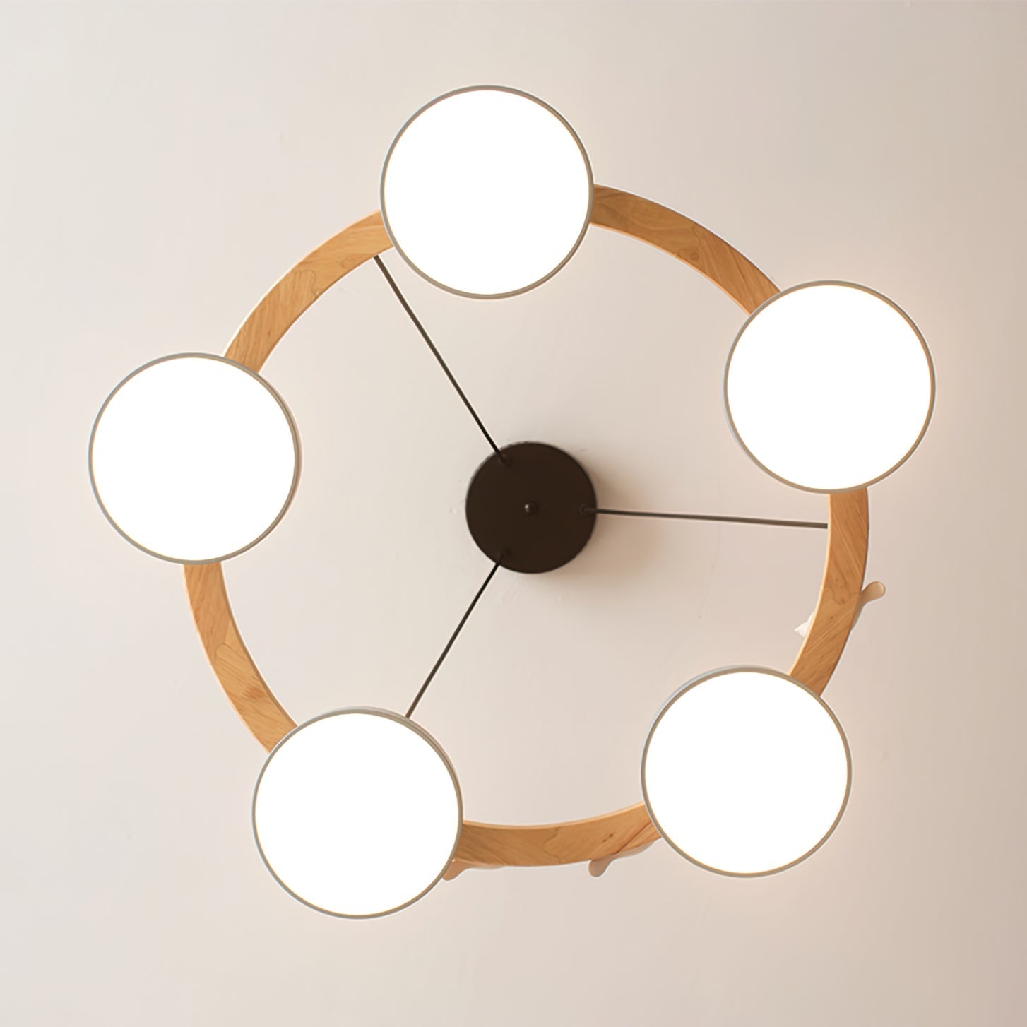 Breeza Chandelier | Nature-Inspired LED with Adjustable Height
