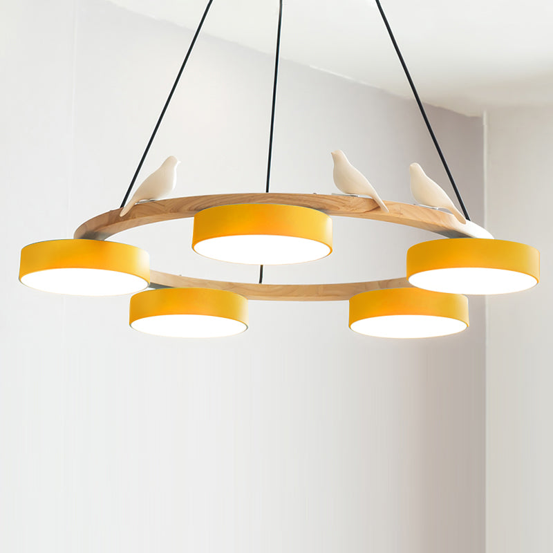 Breeza Chandelier | Nature-Inspired LED with Adjustable Height