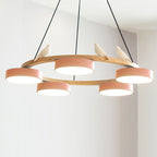 Breeza Chandelier | Nature-Inspired LED with Adjustable Height