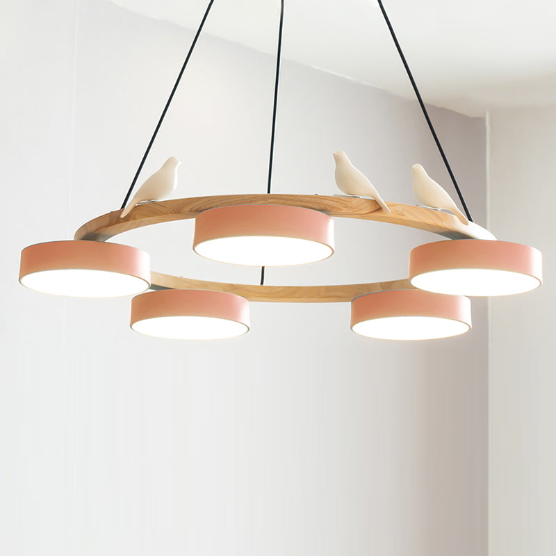 Breeza Chandelier | Nature-Inspired LED with Adjustable Height