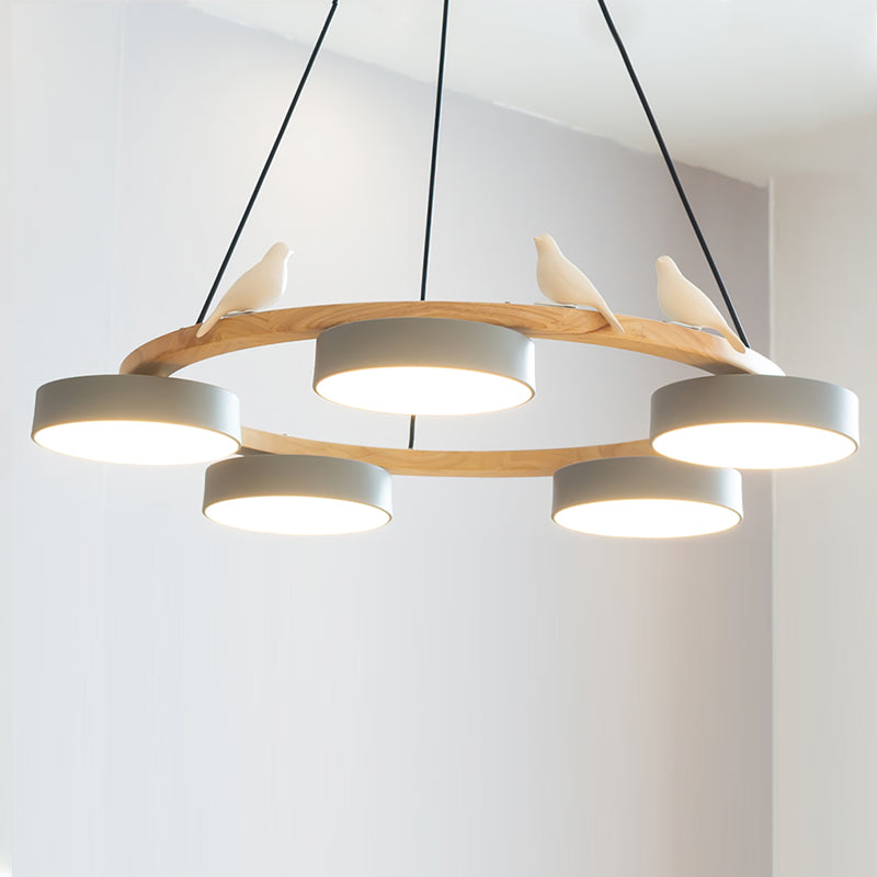 Breeza Chandelier | Nature-Inspired LED with Adjustable Height