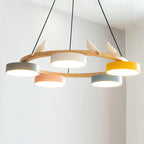 Breeza Chandelier | Nature-Inspired LED with Adjustable Height