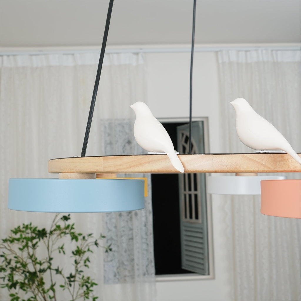 Breeza Chandelier | Nature-Inspired LED with Adjustable Height