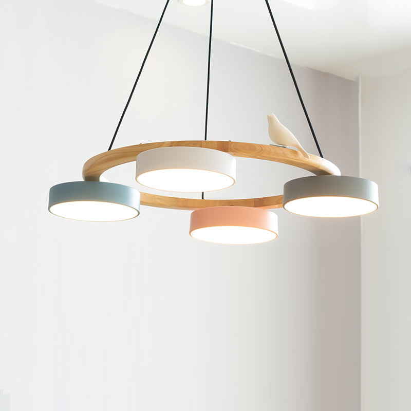 Breeza Chandelier | Nature-Inspired LED with Adjustable Height