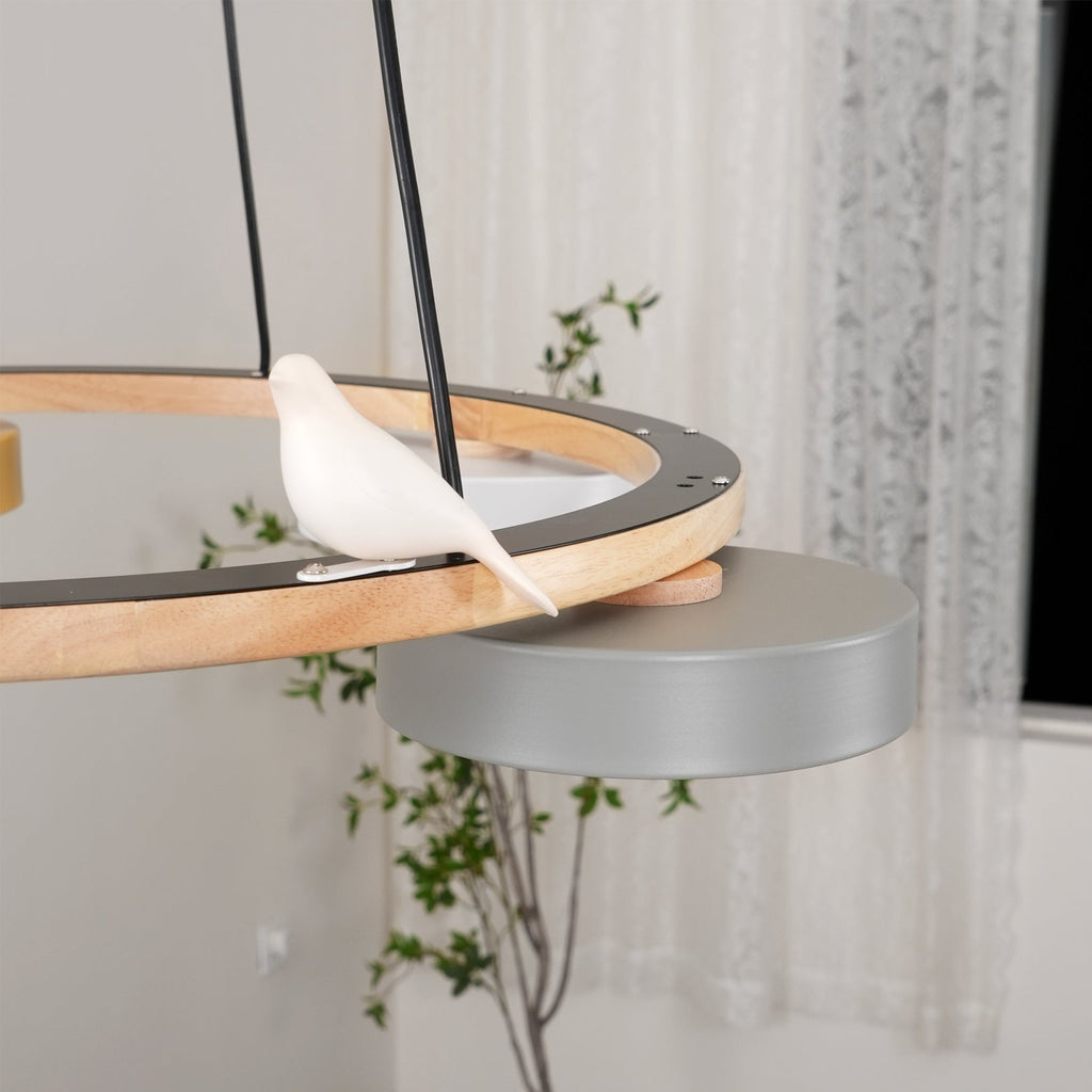 Breeza Chandelier | Nature-Inspired LED with Adjustable Height