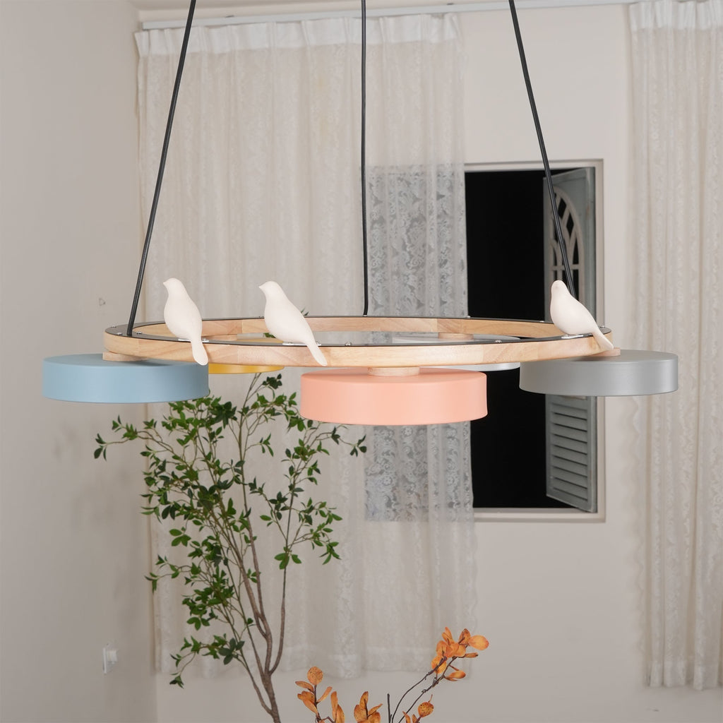Breeza Chandelier | Nature-Inspired LED with Adjustable Height