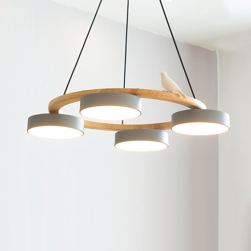Breeza Chandelier | Nature-Inspired LED with Adjustable Height