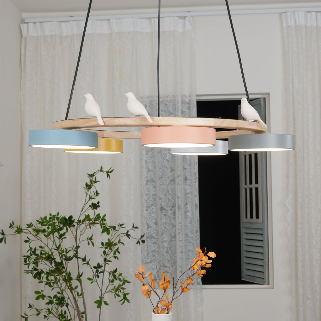 Breeza Chandelier | Nature-Inspired LED with Adjustable Height