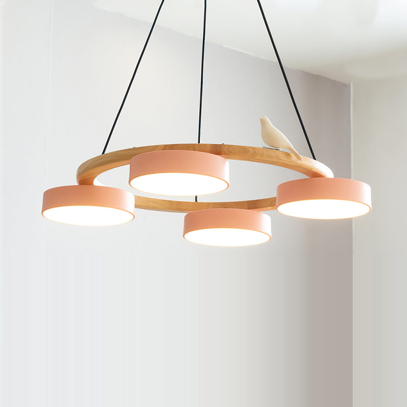 Breeza Chandelier | Nature-Inspired LED with Adjustable Height