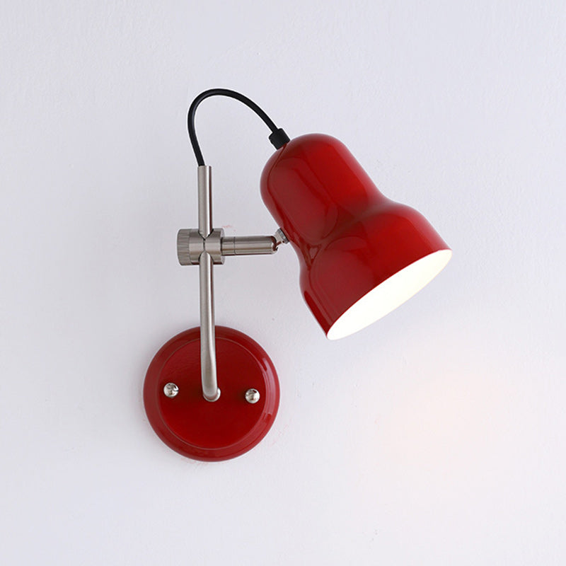 Adjustable Task Wall Sconce, Bell Shade