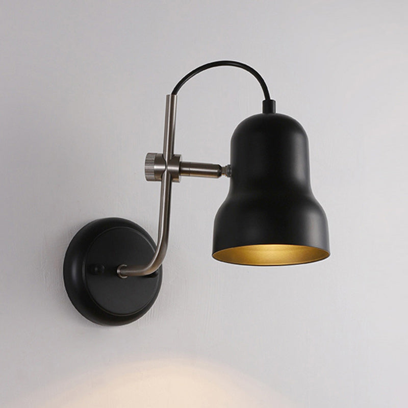 Adjustable Task Wall Sconce, Bell Shade