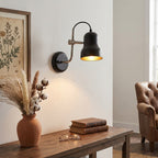 Adjustable Task Wall Sconce, Bell Shade