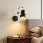 Adjustable Task Wall Sconce, Bell Shade