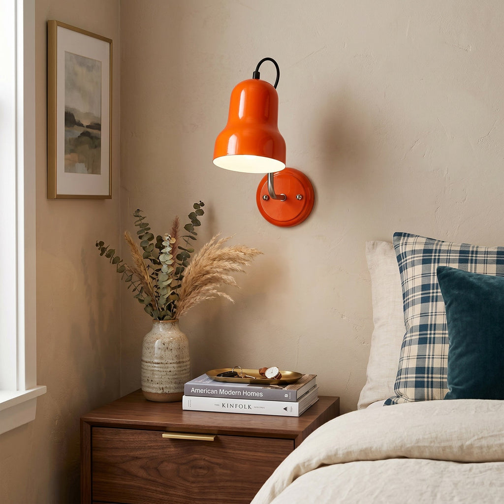 Adjustable Task Wall Sconce, Bell Shade