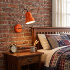 Adjustable Task Wall Sconce, Bell Shade