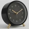 Silent Alarm Clock Quartz Movement Compact Design