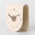 Silent Desk Clock Minimalist Battery Powered Quiet Quartz Movement