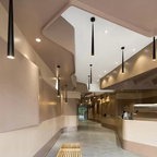 SilvoraBeam: Dimmable LED Aluminum Cone – Modern Pendant Light for Kitchen & Dining Area