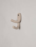 Luna Ceramic Wall Hook | Playful Crisscross Design