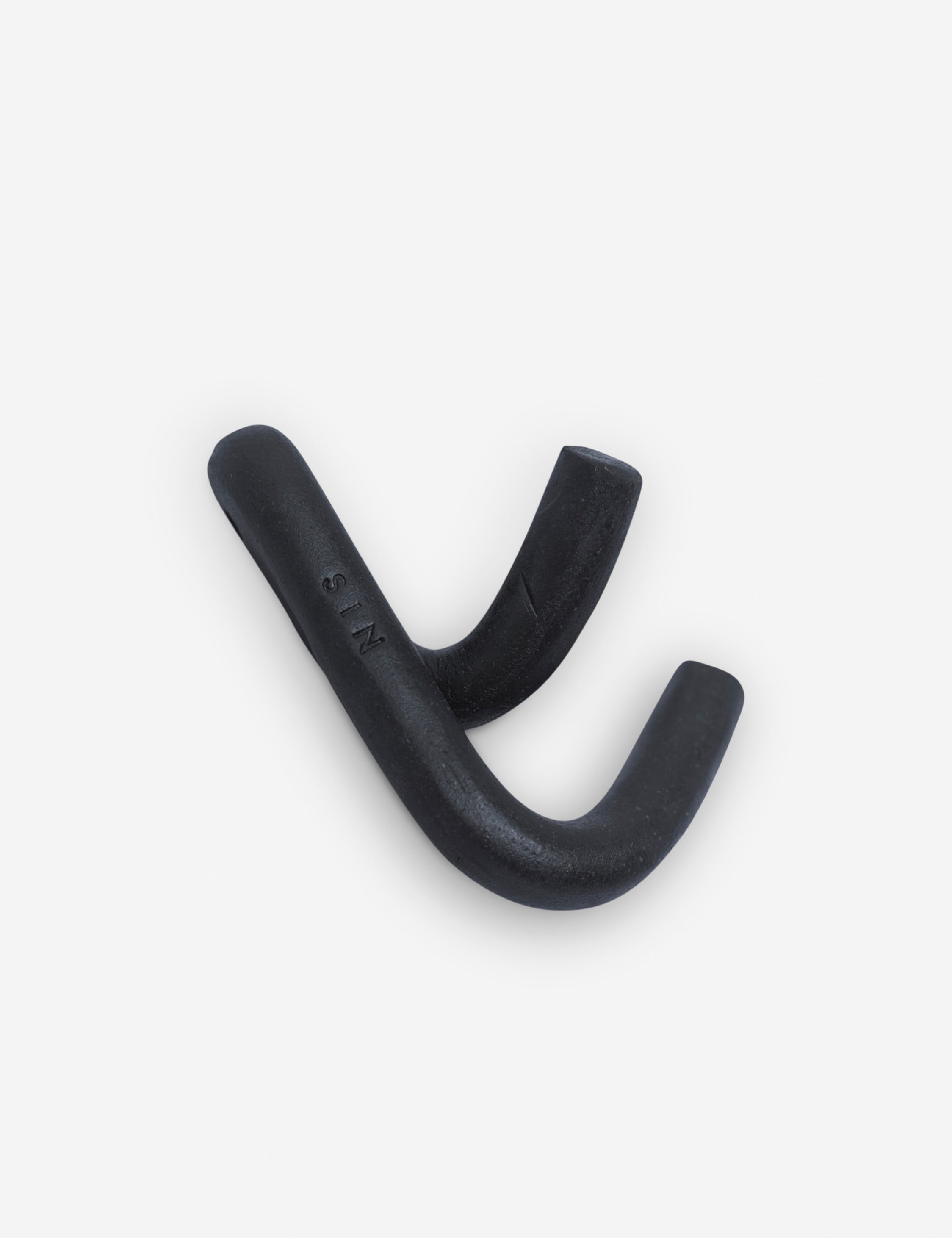Luna Ceramic Wall Hook | Playful Crisscross Design