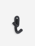 Luna Ceramic Wall Hook | Playful Crisscross Design