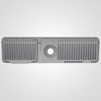 Sink Mat Silicone Cut to Fit Grid Drain Design