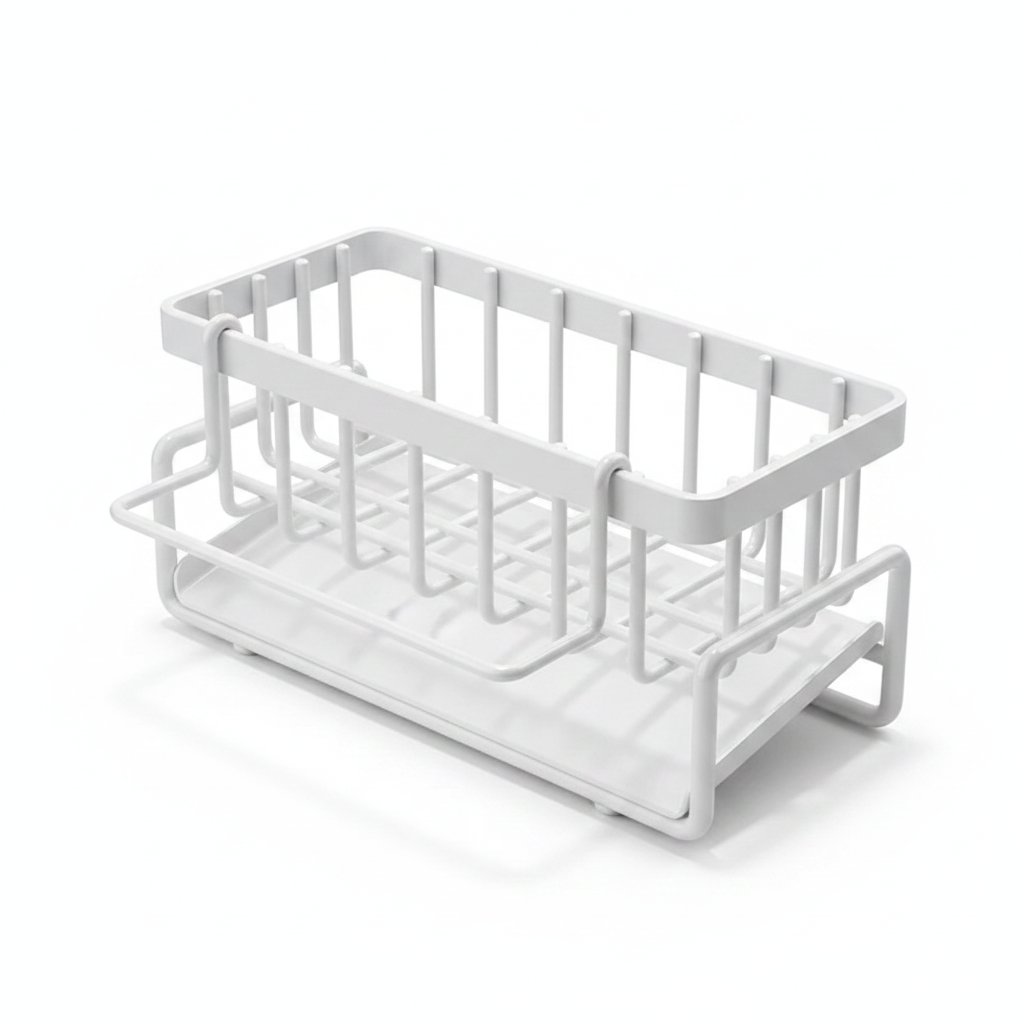 Sink Rack Kitchen Organizer Sponge Holder Drainage Storage Rack