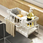 Sink Rack Kitchen Organizer Sponge Holder Drainage Storage Rack