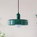 Round Green Glass Pendant Lamp