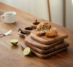 Houtvera – Luxury Walnut Wood Cutting Board with Double-Sided Use