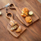 Houtvera – Luxury Walnut Wood Cutting Board with Double-Sided Use