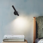 Slender Adjustable Wall Lamp with Integrated LED, Black Finish – Modern Sconce Light for Indoor Spaces