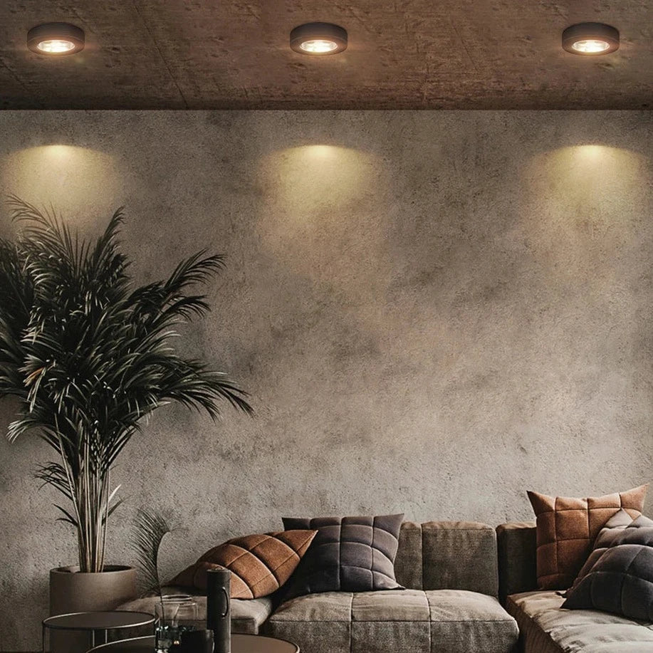 Ceiling LED Spotlight Aluminum Low Profile 7.5cm Cool Natural Warm White