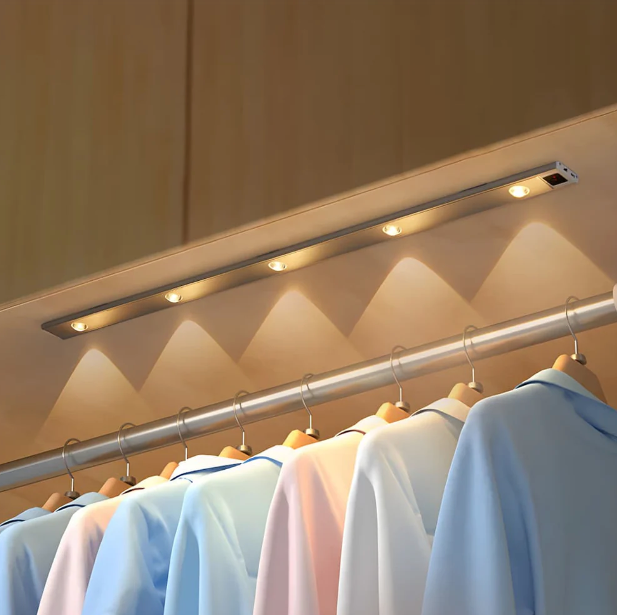 SmartWall: Rechargeable LED Wall Light with Motion Sensor & Touch Dimmer – for Indoor Use & Staircases