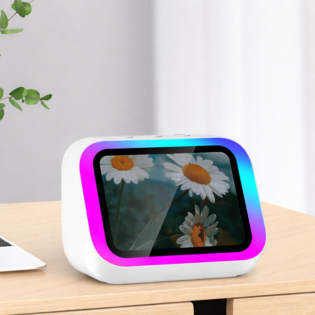 Smart Alarm Clock Bluetooth Speaker LED Display Night Light