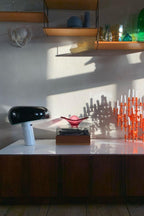 Bello Tafellamp | Italiaans Carrara Marmer, Nostalgisch Silhouet