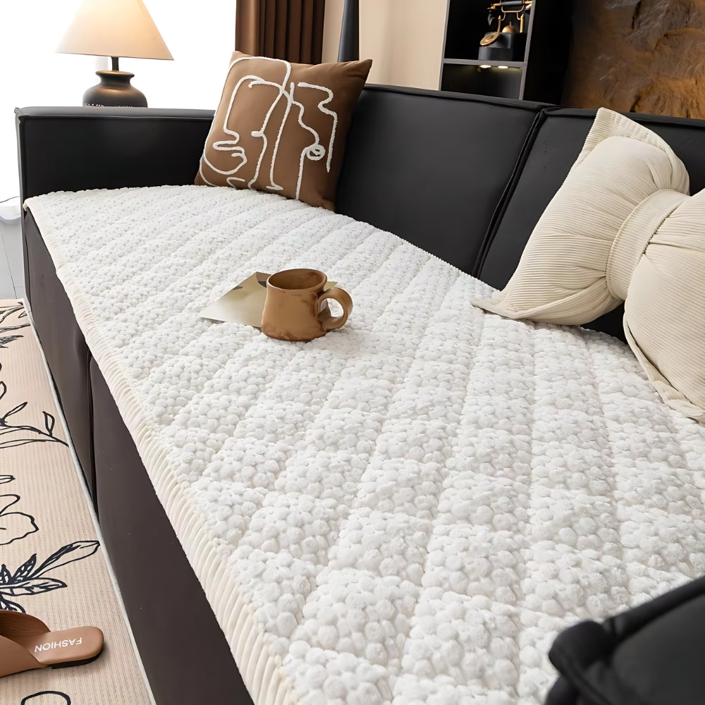 SofaGuard: Quilted Sofa Cover – Non-Slip Sofa Cover as a Pet Protection Blanket