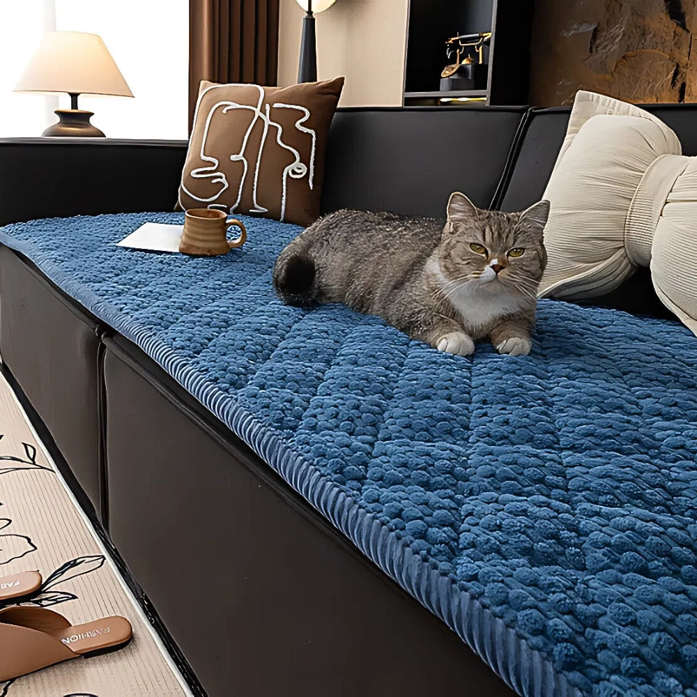 SofaGuard: Quilted Sofa Cover – Non-Slip Sofa Cover as a Pet Protection Blanket