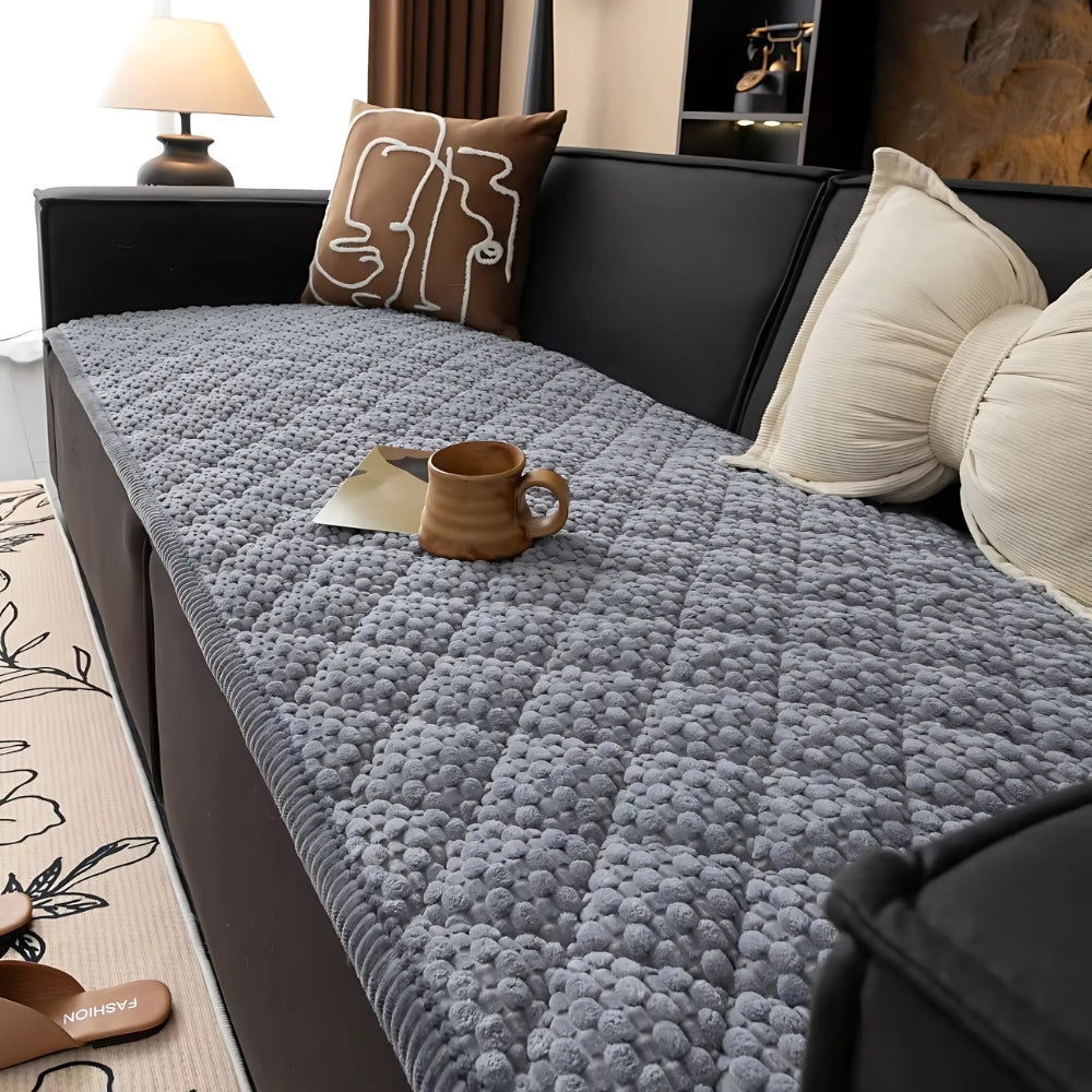 SofaGuard: Quilted Sofa Cover – Non-Slip Sofa Cover as a Pet Protection Blanket