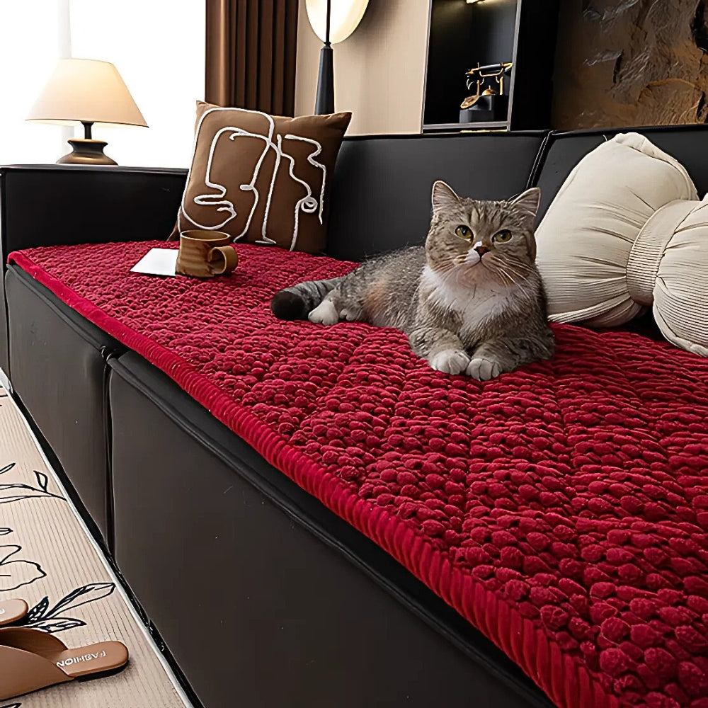 SofaGuard: Quilted Sofa Cover – Non-Slip Sofa Cover as a Pet Protection Blanket