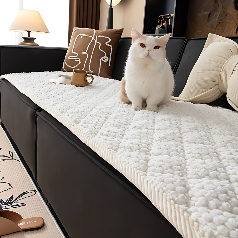 SofaGuard: Quilted Sofa Cover – Non-Slip Sofa Cover as a Pet Protection Blanket