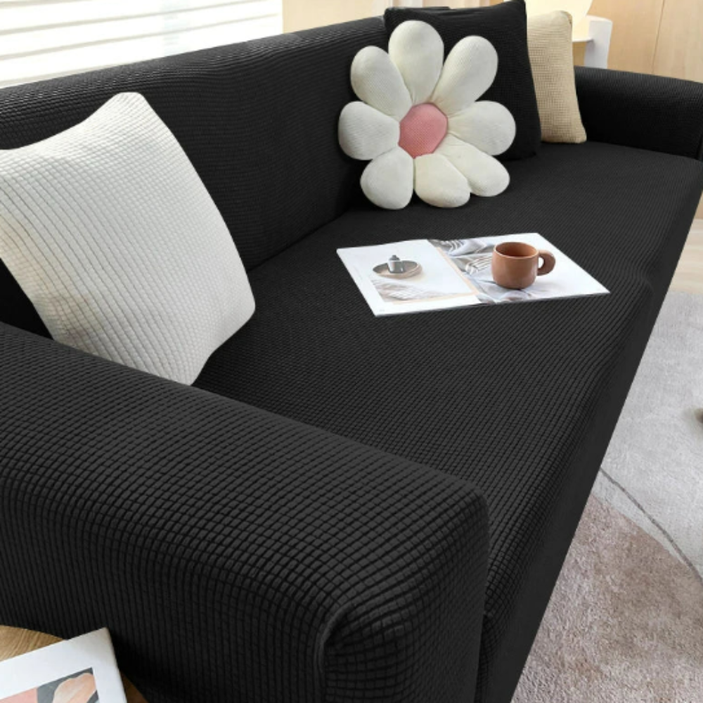 SofaGuard: Waterproof Jacquard Sofa Cover with Non-Slip Back and Easy-Care Fabric – for Living Rooms & Family Households